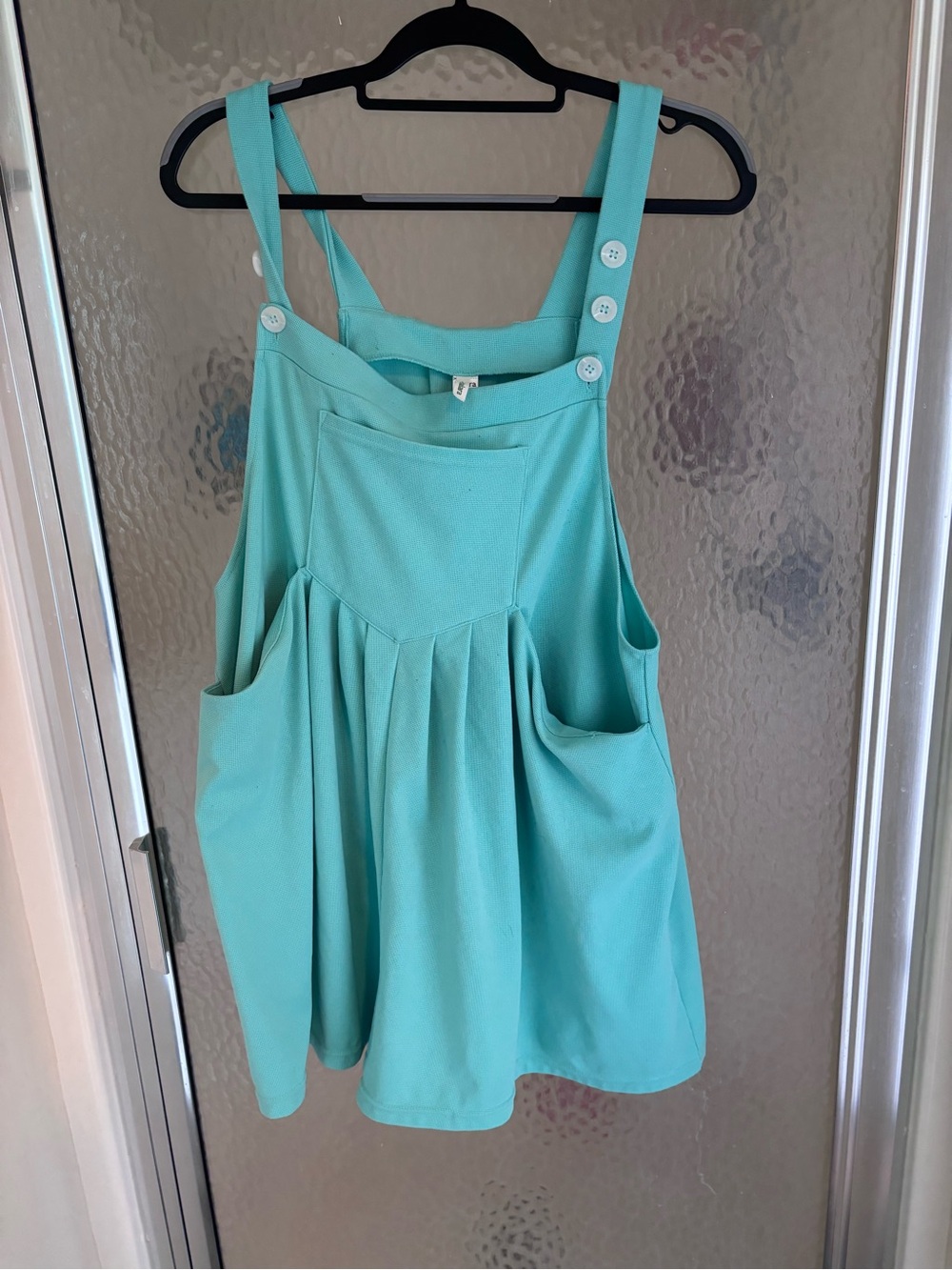 HALARA Turquoise Pinafore-Style Women's Overalls